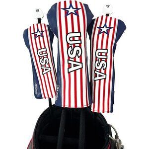 Golf Club Covers USA Driver Headcover Fairway Wood Covers Hybrid 135UT